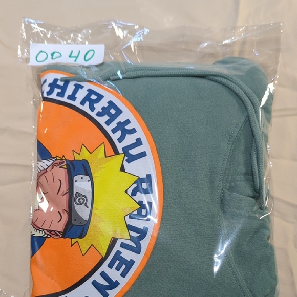 Light GreenLightweight Hoodie with Graphic Accents.... - Picture 9 of 9